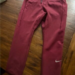 Nike Maroon Running Pants